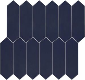 SUNWINGS Backsplash Tile Sheets, Navy Blue, 12 Inch x 11.22 Inch, 10 pc 