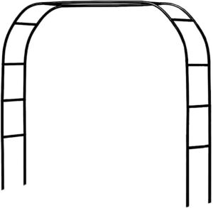  Metal Pergola Arbor, 7.5 Feet Wide x 6.4 Feet High or 4.6 Feet Wide x7.9 Feet High