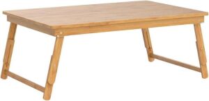 Bamboo Coffee Table, Foldable, 33.5x17.7in