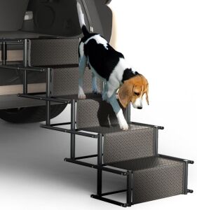 Foldable Dog Stairs with Non-Slip Surface