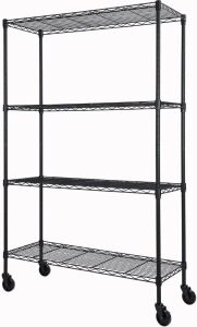 4-Shelf Adjustable Heavy Duty Storage Shelving Unit 