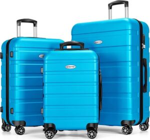 3-Piece Hardside Lightweight Suitcase Set