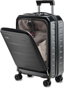  CENSIEN 20 Inch Lightweight Hard Shell Suitcases with Front Pocket, Spinner Wheels, TSA Lock