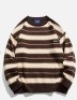 Aelfric Eden Vintage Stripes Sweater-black size medium