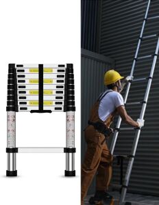 SDOER Telescoping Ladder, 12.5 FT