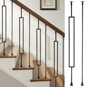 Wrought Iron Balusters, 16 Pack