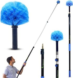 EVERSPROUT 5-to-12 Foot Cobweb Duster with 3-Stage Aluminum Extension Pole 