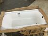 Bootz Industries Maui Plus 60 in. x 32 in. Soaking Bathtub with Right Drain in White