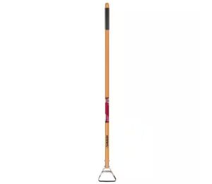 Husky 54 in. L Wood Handle Action Hoe with Grip