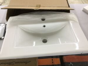 Ceramic Vessel Vanity Sink 16.14" x 24.21" 