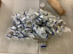 Lot of (89) Padlocks