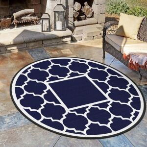 GENIMO 8' Round Outdoor Rug