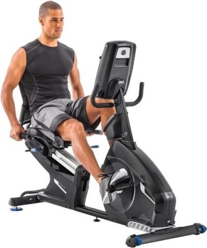 Nautilus Recumbent Bike R618. Appears New with Damaged Box