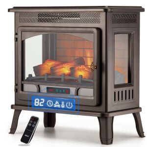 HEAO 3D Infrared Electric Fireplace Stove