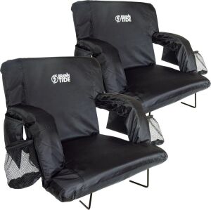 BRAWNTIDE Stadium Seat with Back Support, 2 Pack 