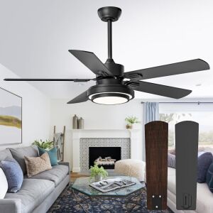 CEOTIS Ceiling Fan with Lights, 52"