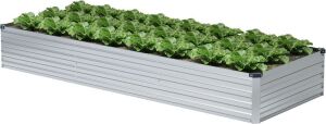 9x3x1.5FT Galvanized Raised Garden Bed