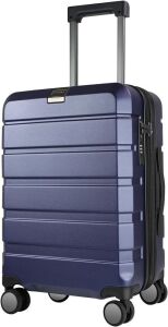 KROSER Hardside Expandable Carry On Luggage with USB Port, 20" 