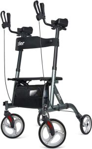 Zler Upright Rollator Walker with Seat