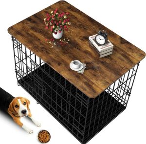 Wood Dog Crate Topper 42" 