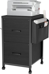 ROSONG 2 Drawer Mobile File Cabinet 