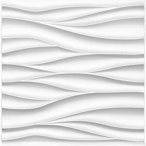 STICKGOO 3D Wave Wall Panels, 12 Pack 