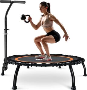  Zupapa 40" Silent Mini Fitness Trampoline, 330 lbs Capacity 