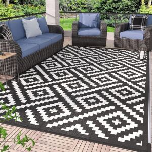 Genimo Outdoor Plastic Straw Rug 8x10