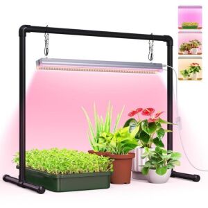 Bstrip Full Spectrum Grow Light for Seed Starting with Stand