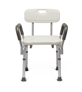 Bath Bench with Arms/Back 350lb Capacity