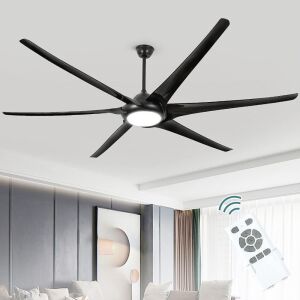 100" Ceiling Fan with Light and Remote 