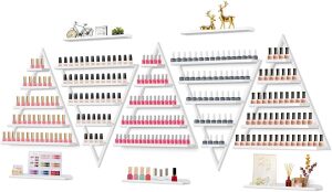 10PCS Metal Wall-mounted Nail Polish Storage Racks
