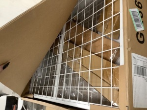 3'x6' Height Adjustable Ceiling Storage Rack (White)