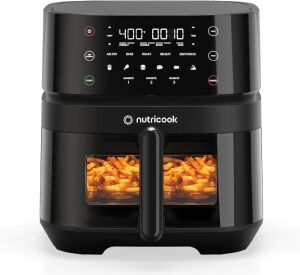 Nutricook Air Fryer 3 Vision, 6qt, 13 Preset Functions