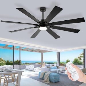 72 inch Large Ceiling Fan with Light and Remote