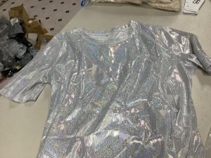 Ladies size medium silver top