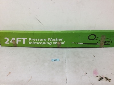 Aluminum 24 FT Telescoping Pressure Washer Wand