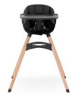 &nbsp;Lalo The Chair Convertible 3-in-1&nbsp;Wooden High Chair with Dishwasher Safe Tray, Adjustable Footrest & Machine Washable High Chair Cushion, Licorice&nbsp;