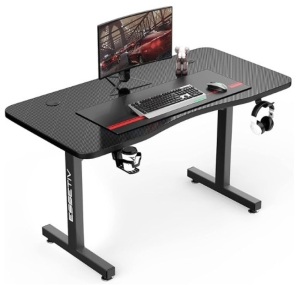 Gaming Desk 40 inch,PC Gaming Table,T-Shaped Gaming Computer Desk