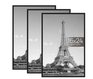 UPSIMPLES 16X24 FRAME BLACK 3 PACK