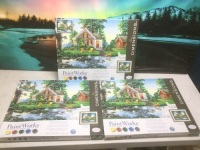 Lot of (3) PaintWorks Paint By Numbers Kits - New&nbsp;
