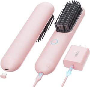 TYMO Cordless Hair Straightener Brush - Porta PRO Portable