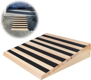 5 Inch Wooden Threshold Ramp for Home Steps