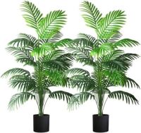 4' Artificial Palm Plants, 2 Pack&nbsp;