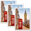 QTART 12x18 Wood Picture Frame, 3 Pack 