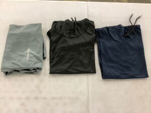 Lot of (3) Hooded T Shirts 