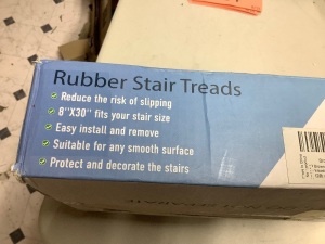 7 pack rubber stair treads