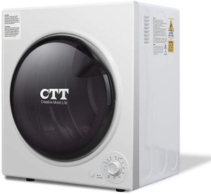 CTT 13 Lbs. 3.5Cu.ft 1500W 110-120V Electric Mini Portable Compact Laundry Clothes Dryer - Appears New 