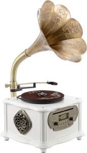 Retro Gramophone Phonograph Vinyl Record Player 