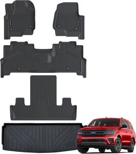 Floor Mats & Cargo Liner for 2018-2024 Ford Expedition 7 Seats